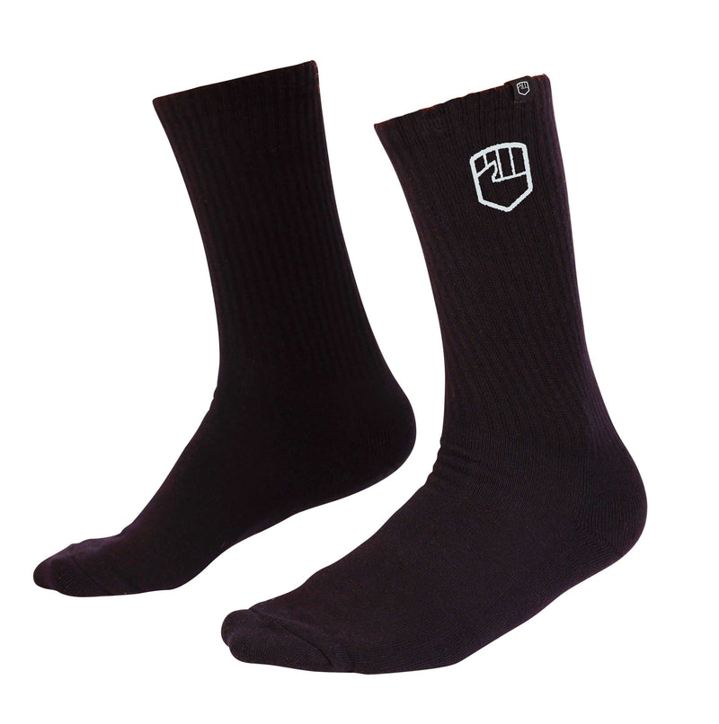 ICON BLACK CREW SOCKS